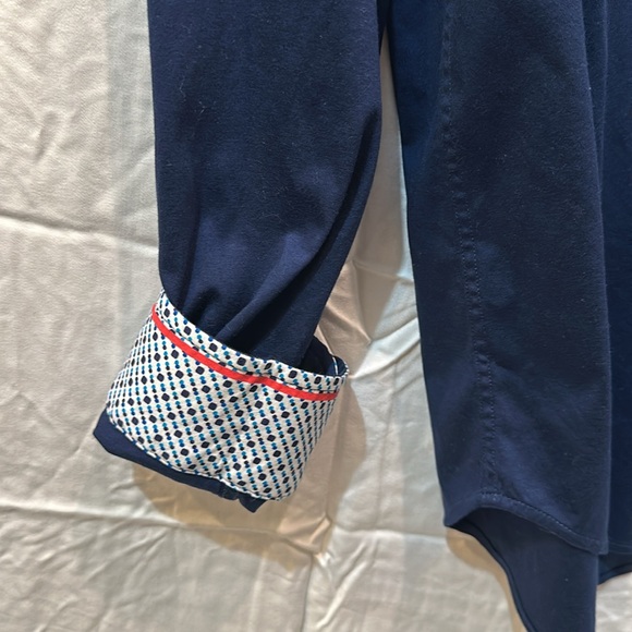 Buttercloth Men’s Dark Blue Button Down Shirt, Size Large - Picture 5 of 5